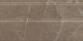 Серенада Плинтус бежевый тёмный глянцевый обрезной FMA032R 30x15