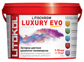 LITOCHROM LUXURY EVO LLE.130  Серый 2kg ведро